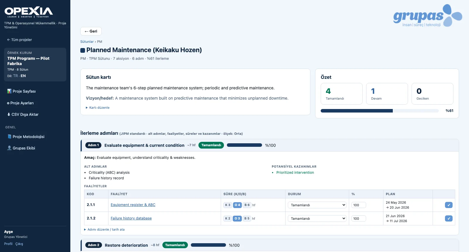 STEP — İngilizce içerikle çalışın